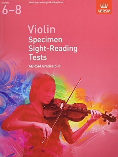 Violin Specimen Sight-Reading Tests, ABRSM Grades 6-8: from 2012