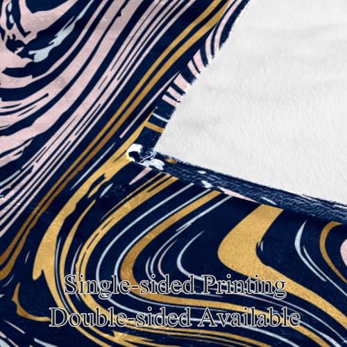 Couverture Polaire Marbré 150x100cm pour Canapé et Lit de Salon