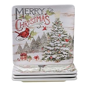 Certifiedinternationalevergreenchristmas16pcdinnerwareservicefor4multicolored Urban Country Home Decor Certified international evergreen christmas 16pc dinnerware service for 4 multicolored urban country home decor