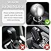 YGDMD 2PCS 5 Speed Gear Shift Knob Cover,Highly Elastic Silicone Car Gear Shift Cover for All-Round Protection,Tear-Resistant Stick Shifts Covers Car Interior Accessories