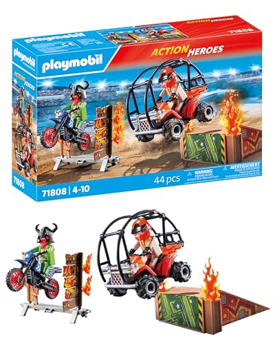 Playmobil | Stunt Show | Voiture de Course | Jouet pour Enfants à partir de 4 Ans | 71808