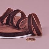 Brown Velvet Ribbon, 3/8
