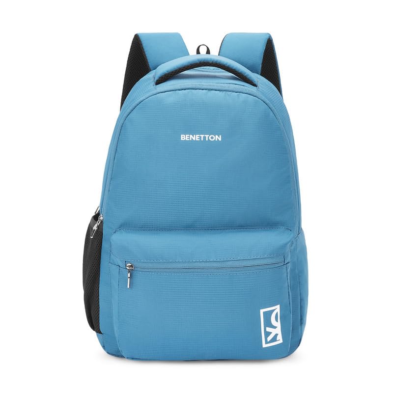 United Colors Of Benetton Reuben Polyester 25L Casual 4 Compartment Backpack For Unisex – Teal