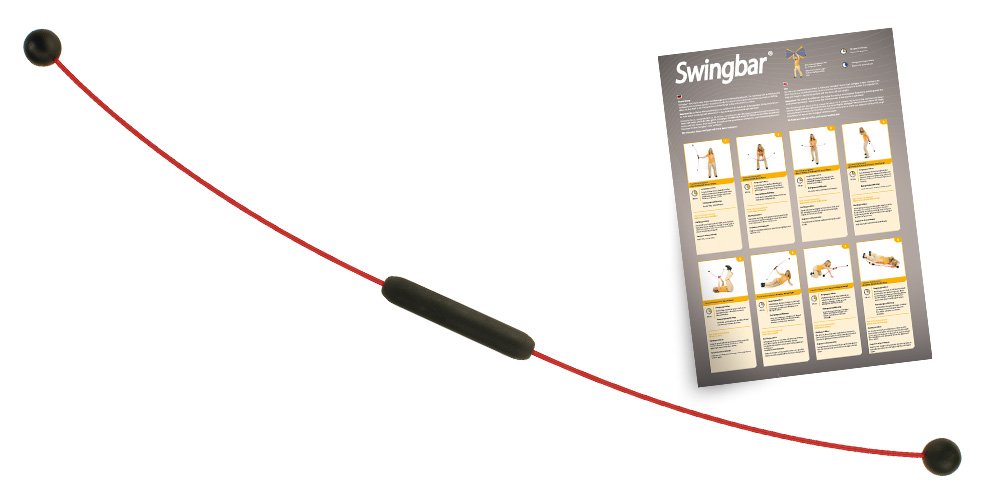 Swingstick Originaler 2.0 -deutsches Produkt - direkt vom Hersteller für eine Starke Rücken- und Rumpfmuskulatur inkl. Trainingsplakat und Online Workouts mit dem Schwungstab
