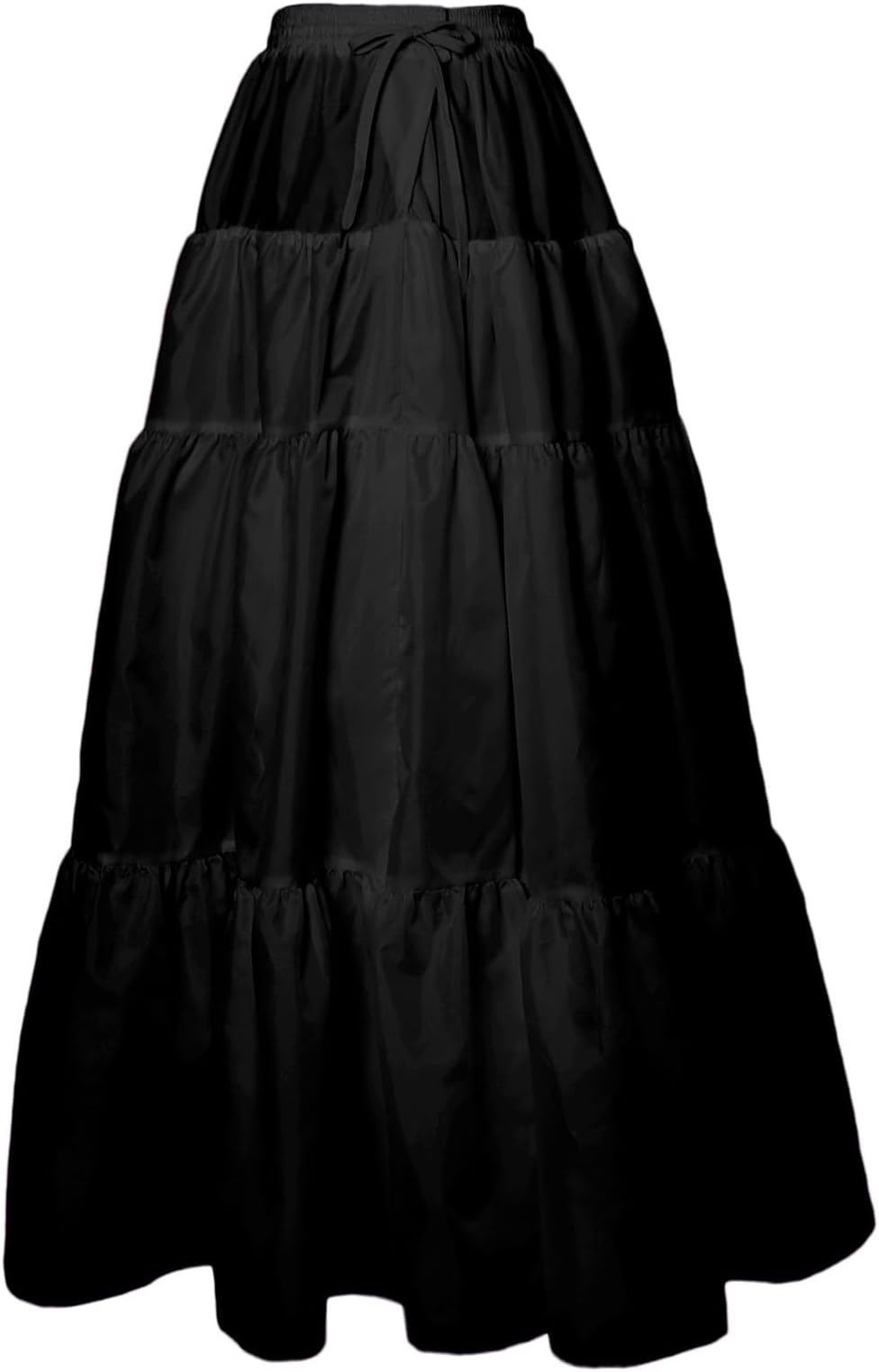 Women's Crinoline Petticoat Hoopless Skirt A-Line Underskirt Full Gown Half Slips for Dresses Lingerie Long Skirt