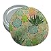 Succulent Cactus Aloe Plants Pattern Round Rubber Non-Slip Jar Gripper Lid Opener