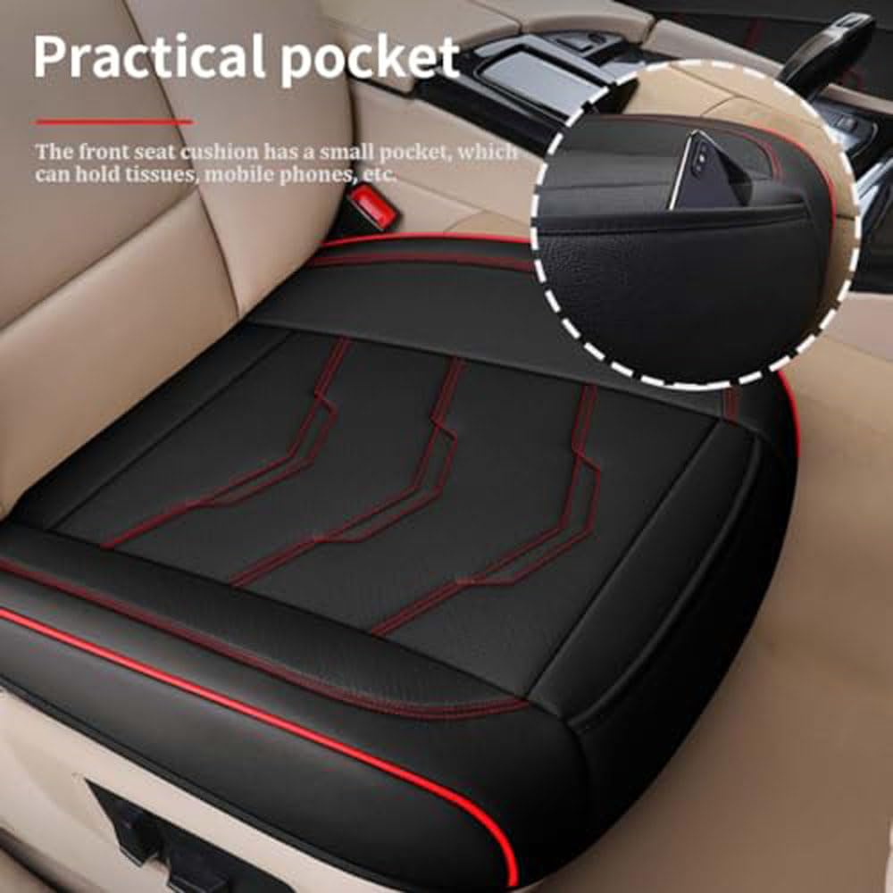 Autositzkissen Kompatibel mit Renault ZOE 2019-2023 2024 Memory Foam rutschfest,Black