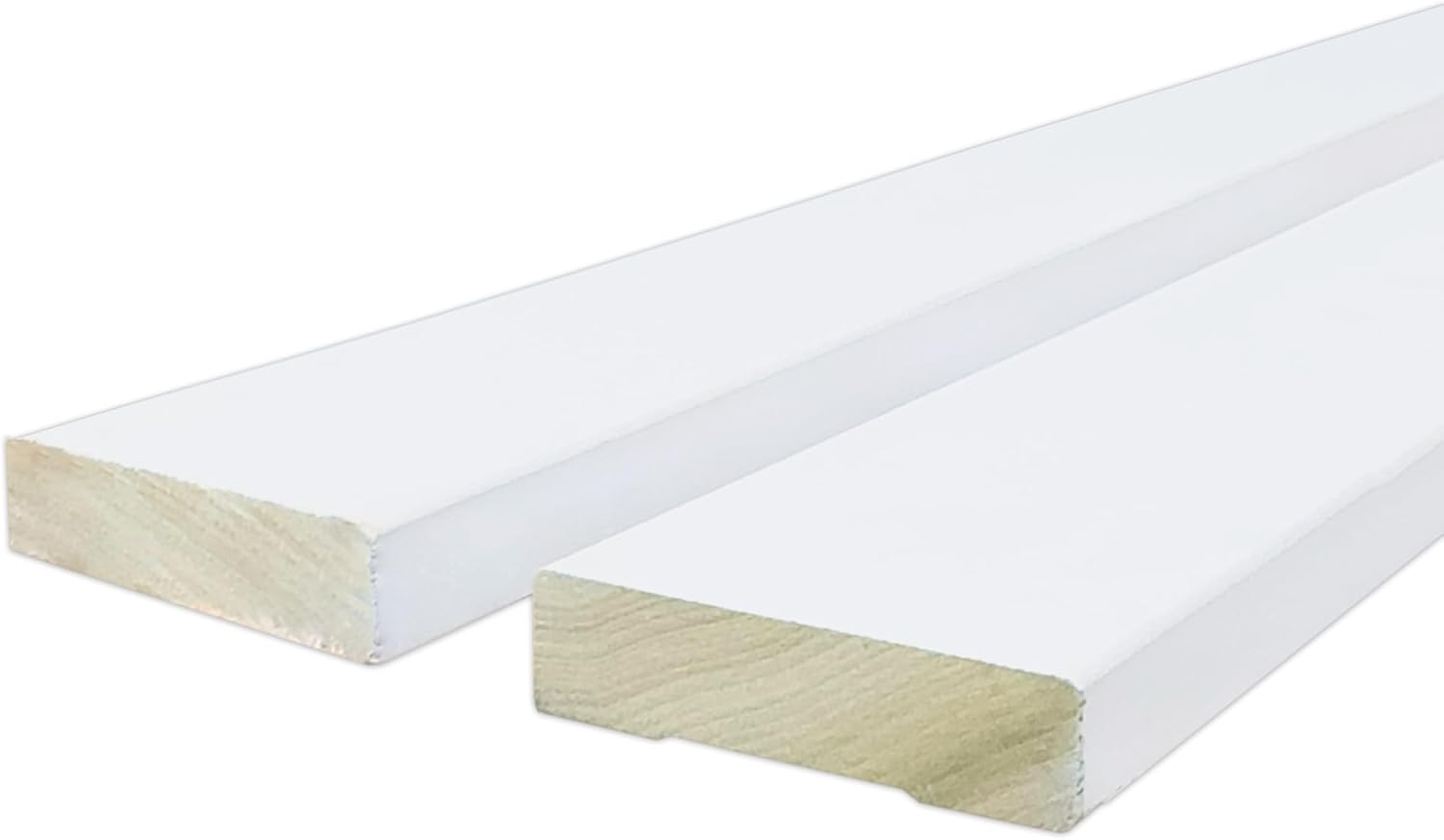 2-1/2" Casing Moulding, Modern Craftsman Style, Primed Fingerjoint Poplar, 5/8" x 2-1/2" x 84", The Millwork Outlet (5)