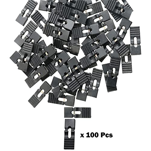 MEETOOT 100pcs Black 2.54mm Standard Pin Header Jumper Cap Lengthened Short Connection Block Circuit Board Shunts Short Circuit Cap for Hard Drive CD DVD Motherboards DIY Accessories 13.5 x 5 x 2.4mm - Thumbnail 2