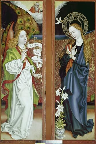 Impression retable de l'Annonciation 60x90cm pour inspirer la serenite