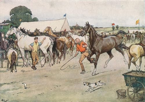 Tableau Impressions d'art Mural Cecil Aldin de style vintage pour la décoration 60x90cm