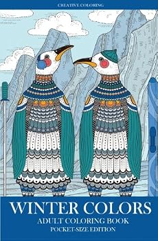 Paperback Winter Colors Adult Coloring Book: Pocket-Size Edition (Pocket-Size Adult Coloring Books) Book