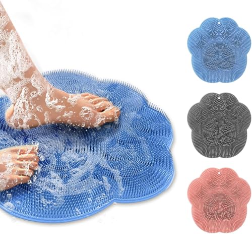 2�p�b�N �V�����[�t�b�g���o�b�N�X�N���o�[�}�b�g �n���Y�t���[�t�b�g�}�b�T�[�W�}�b�g ����~�ߋz�Օt�� �Ǌ|���V���R���o�X���[���t�b�g�X�N���o�[�}�b�g �p�������t�b�g�u���V (�O���[�ƃu���[�A�s���N) gray and pink 2��