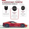 JMR Battery Charger for Ferrari 488 F8 California T Portofino 812 Roma 296 GTC4Lusso FF F12 Purosangue 12Cilindri Trickle Charger Conditioner Maintainer (Magnetic Port, Add Lithium Mode) #1