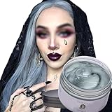 Color Cabello Cera Tinte Instantáneo para Cabello Lodo Cabello Desechable Crema para Peinado Natural Modelado Temporal Pomada Arcilla Gris