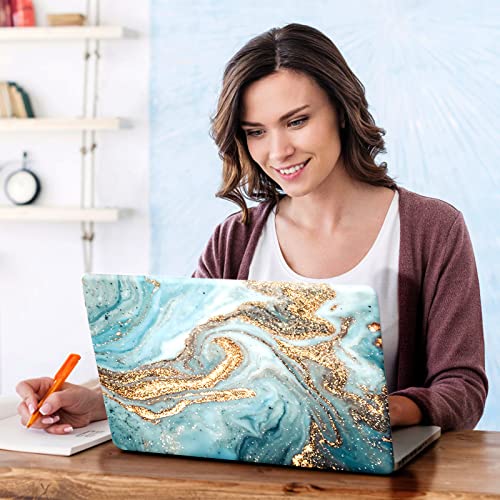 Image of DINKY Laptop Skin Sticker Decal, 12 inch 13 inch 13.3 inch 14 inch 15 inch 15.4 inch 15.6 inch Laptop Universal Reusable Vinyl Skin Stickers Cover Art Decal Notebook PC Personalized Protector-Blue Sand River