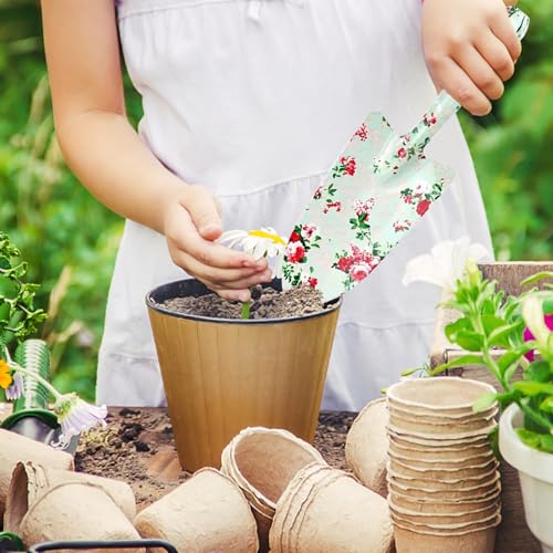 Set de herramientas de jardín para mujer 3 piezas miniatura 5