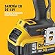 DEWALT XR 18 Volt Akku Schlagbohrschrauber (Bürstenloser Motor, 2-Gang Vollmetallgetriebe, max. Drehmoment 70 Nm, 15 Drehmomentstufen, 2x 18 Volt / 5 Ah Li-Ion Akkus und Ladegerät), DCD796P2-QW