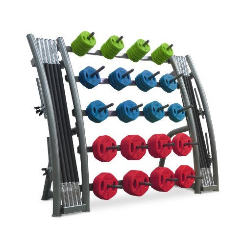 Bodymax Studio Barbell Set Rack - 20 Set Capacity