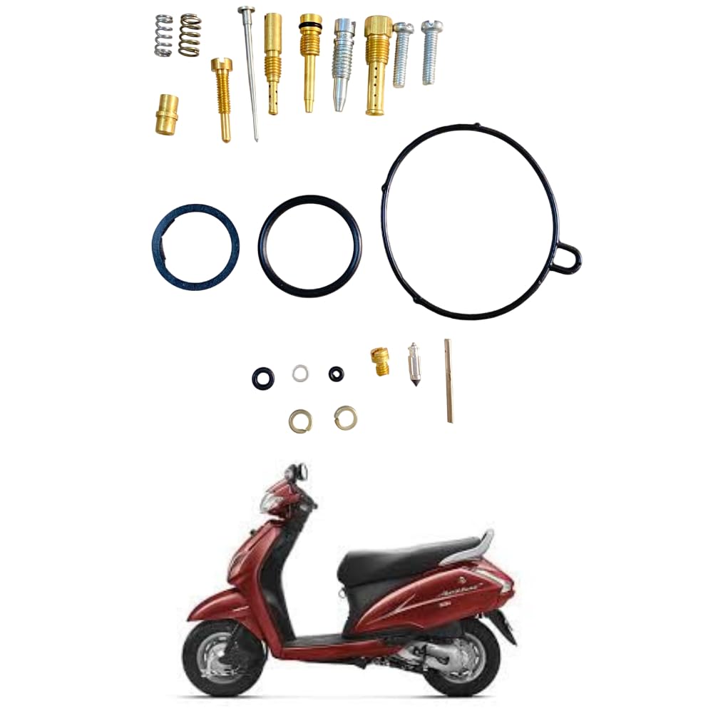 RoadReligion® Carburetor Repair Kit for Activa 110cc (New Model) | Complete Carb Kit | Jets, Gaskets & Components Included | Smooth Engine Performance-picture-24