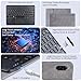 Keyboard Case for Samsung Galaxy Tab S11 Ultra 14.6inch - 7 Colors Backlit Magnetic Trackpad Keyboard, S Pen Holder, Premium PU Leather Cover with Auto Sleep/Wake,Gray