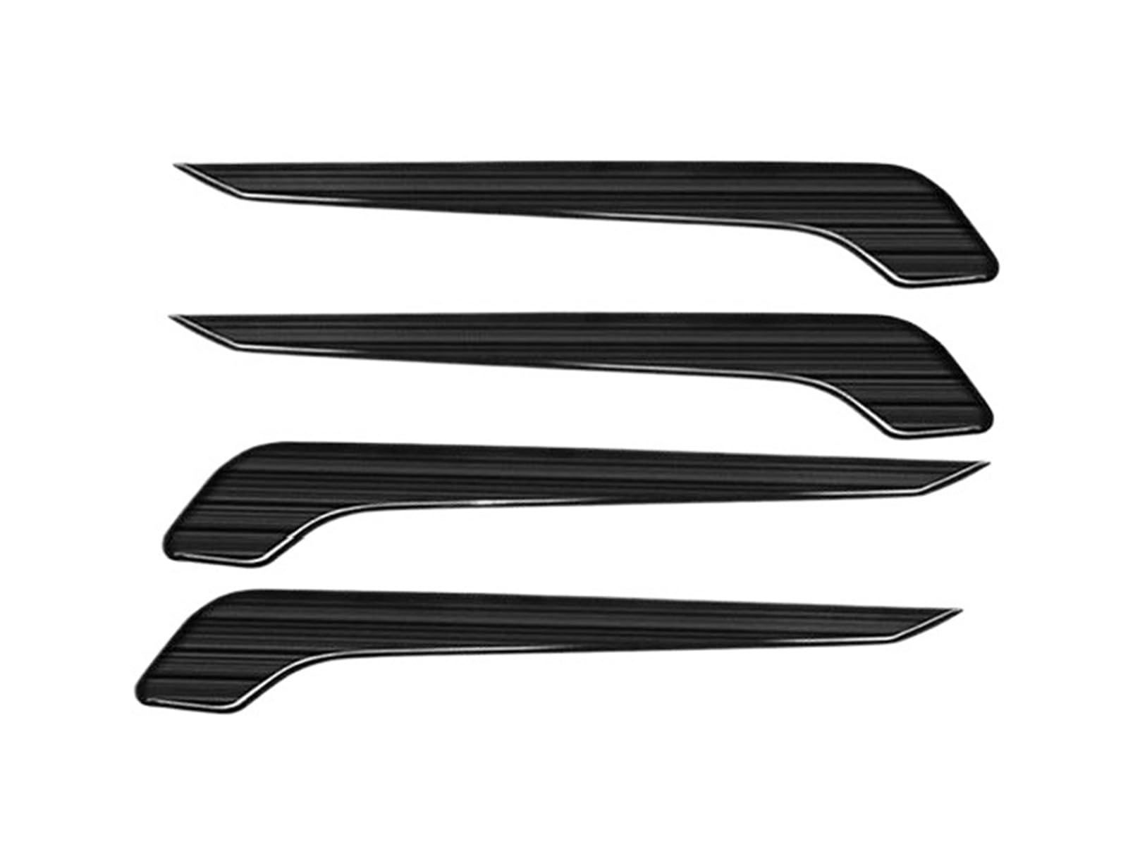 JUNOOS Car Interior Mouldings for Toyota for RAV4 XA50 Hybrid 2019 2020 2021 2022 2023 Car Door Inner Handles Armrest Trim Cover(Black)