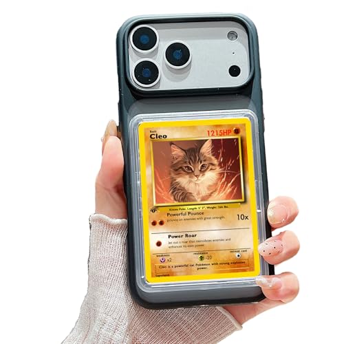 Coque de téléphone avec affichage photo pour iPhone protégeant vos cartes TCG