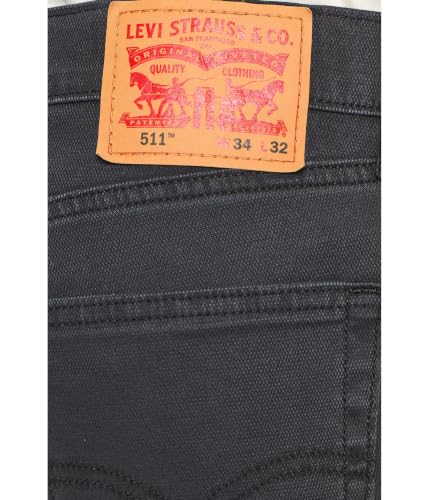 Image of Levi's, Mens, 511 Slim, Mineral Black, 33 x 32