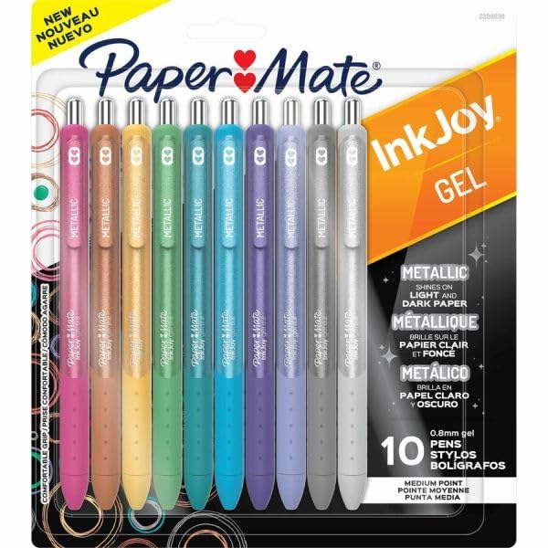 Paper Mate Ink Joy Metallic Gel Pen Pack de 10 miniatura 1
