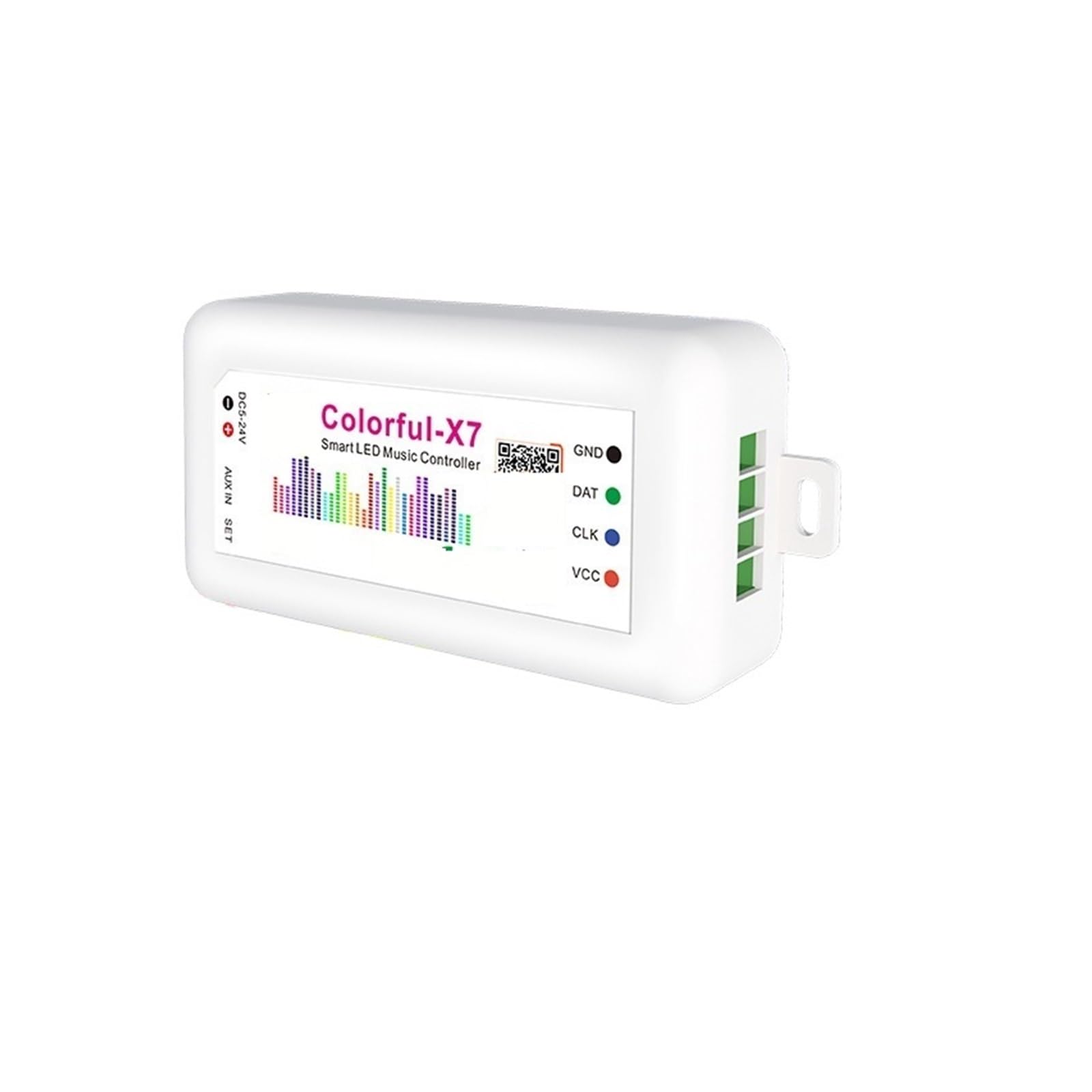 Controlador de música sinfónica Coloul-X7: pantalla de luz LED con espectro musical activo
