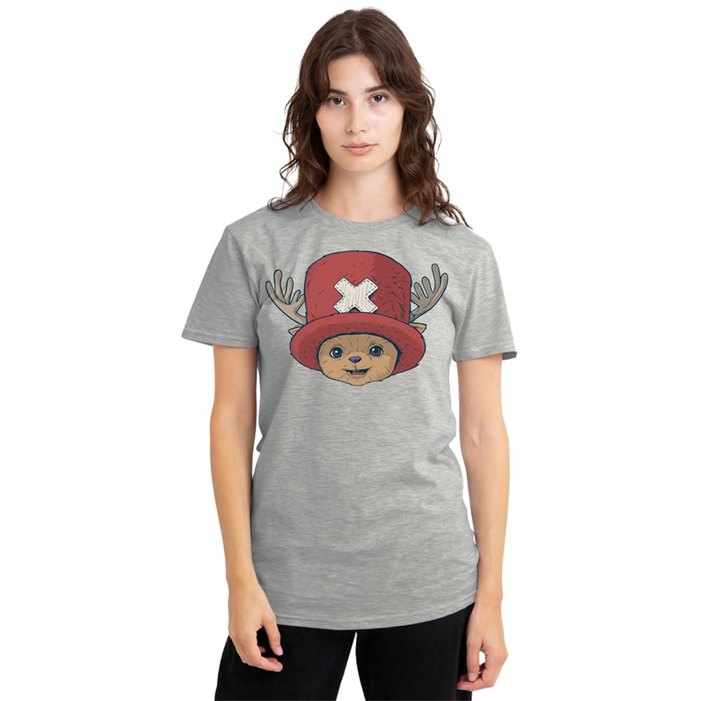 Netflix Women's Grey One Piece Chopper Head T-Shirt, Athletic Heather In | Size: 2XL