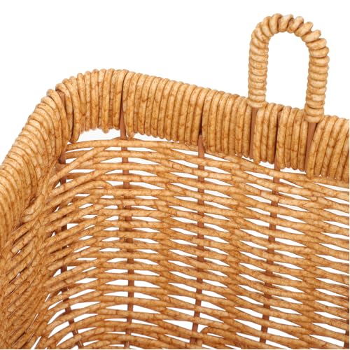 Cesta colgante de pared de estilo rústico para almacenamiento de pan 8