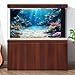 Under The Sea Aquarium Background Underwater Scene Coral Reefs Fish Tank Background Ocean Bed Scene Sand Rocky Outcrops Terrarium Backgrounds Seabed Diverse Marine Life Sunlight Tank Poster 30x18in