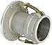 PT Coupling Petroleum Handling Series TTF30X40C Aluminum Cam and Groove Hose Fitting, Coupler, Brass (HB) Cam Arms, 3" Coupler x 4" Tank Truck Flange