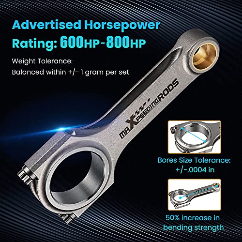 image for maXpeedingrods Connecting Rods with ARP2000 Bolts for Honda Civic CRX 