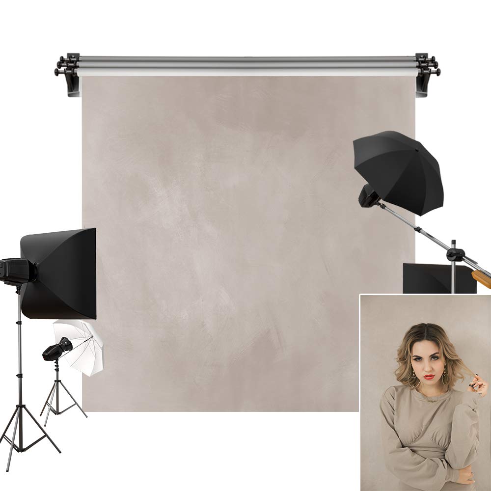 Kate 10x10ft/3x3m Khaki Backdrops Photographers Retro Solid Background Photography Props Studio Digital Printed Backdrop