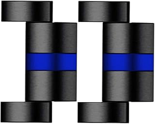 Yeejok Watch Accessory Pin Bar Link Kit for 22mm Stainless Steel Enameled Metal Watch Strap for Men Women, Black-Blue