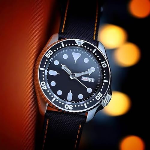 Image of Ritche Sailcloth Watch Band Quick Release Watch Strap Compatible with Samsung Galaxy Watch 6 Band Classic 43mm 47mm 40mm 44mmTimex / Seiko /Fossil /Citizen Watch Bands for Men Women