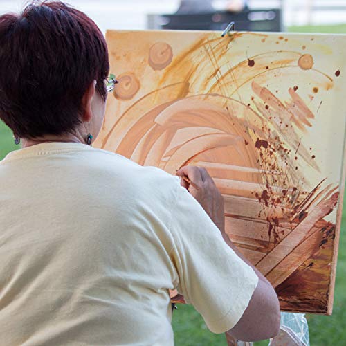 Phoenix Stretched Canvas For Painting 16X20 Inch/5 Value Pack, 8 Oz Triple Primed 5/8 Inch Profile 100% Cotton White Blank Canvas, Large Framed Canvas For Oil Acrylic & Pouring Art #TOP6