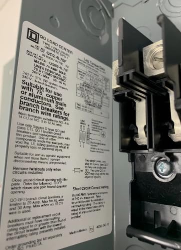 SD QO24L70F 70A Load Center Main Lug 1-Phase 2-Spaces 4-Circuits 120/240V
