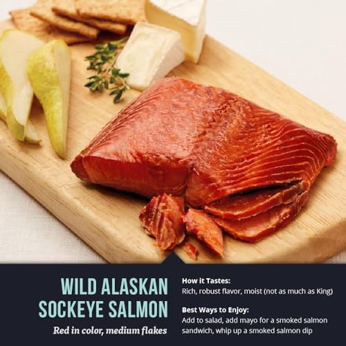 Seabear Premium Wild Alaskan Smoked Sockeye, Coho, And Pink Salmon Trio thumb #3