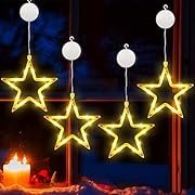 BrizLabs LED звезди коледни светлини, 4 броя...