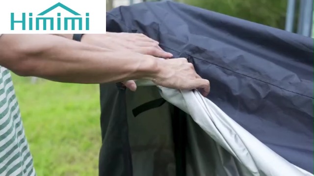 Portalegna Esterno Regolabile Himimi - 235x116cm, Capacità 1.2m³, Copertura - Foto 14