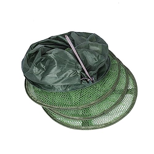 Filets de pêche – Panier de pêche pliable pièges pour homard, écrevisse, crevettes (25 x 1,2 m)