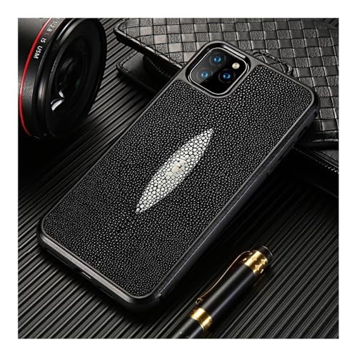 Coque iPhone 16 Pro Max cuir de raie protection contre chocs