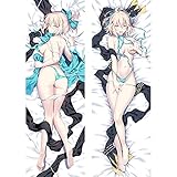 SKVLF Anime Fate/Grand Order/Zero Pillow Covers Dakimakura Case Polyester Tohsaka Rin 3D Double-Sided Bedding Hugging Body Pillowcase 60 x 20 inches(150cm x 50cm)