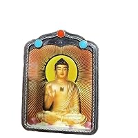 Amazon.co.jp: チベット手描きタンカネパール仏教ペンダントネックレス