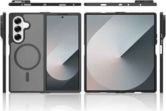 Samsung Galaxy Z Fold 7 Uyumlu Manyetik Şarj Özellikli Mat Görünümlü Şık Kapak