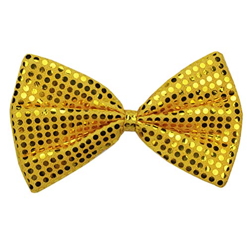Odziezet Nœud Papillon Paillette Unisexe Enfants Costume Fête Performance Danse Jazz Accessoire Sequin,Multicolore,Taille unique Cover