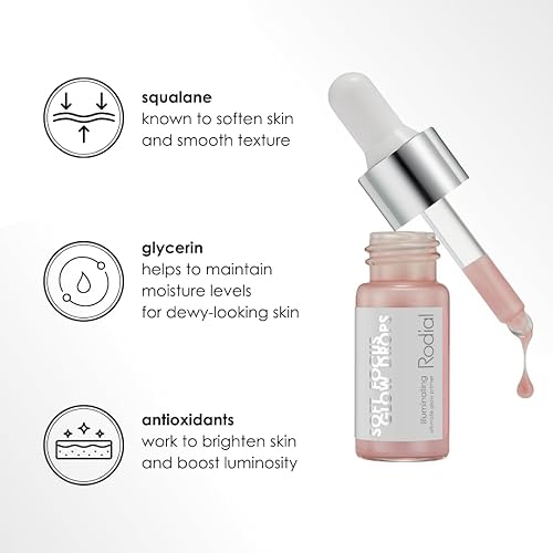 Miniatura 5 de Soft Focus Glow Booster Drops, suero iluminador para la piel con glicerina y antioxidantes, base de maquillaje hidratante perfeccionadora y
